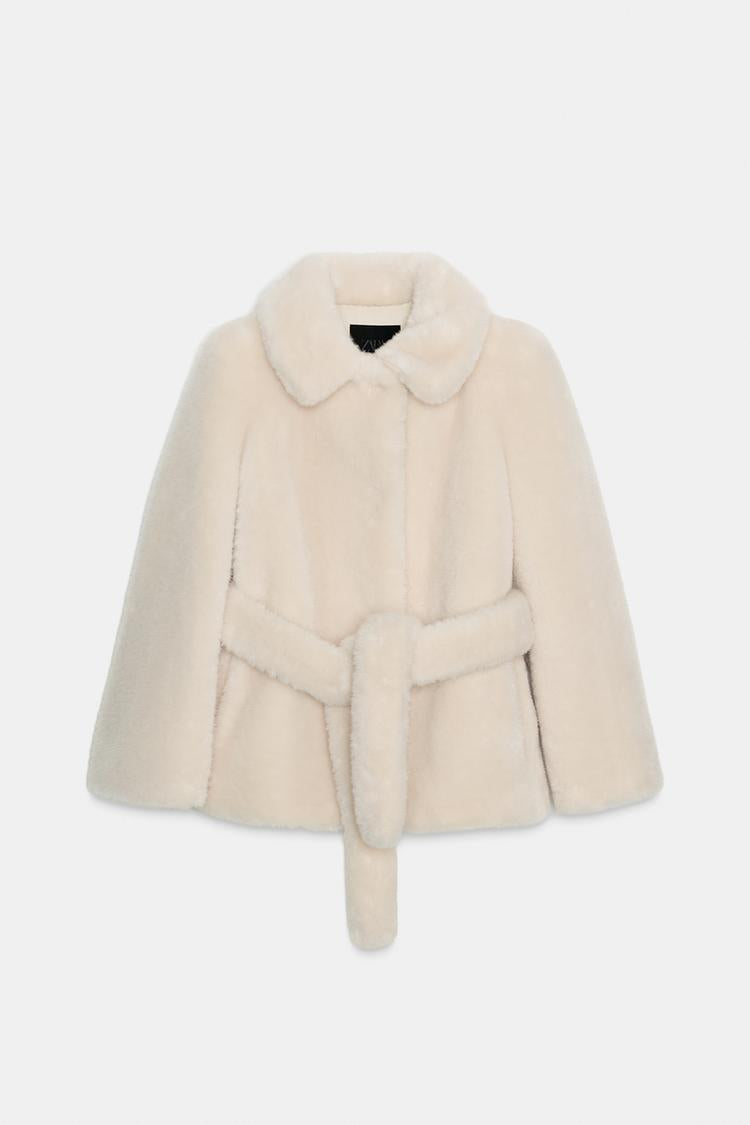 Manteau en peluche pour femme Doux et élégant