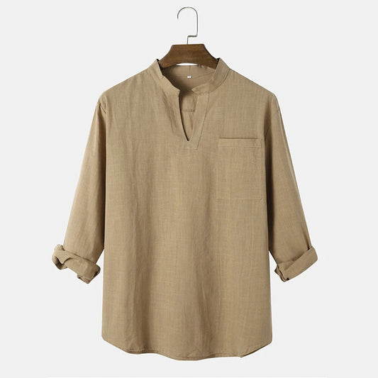 Damen Leinenbluse Sommer Chic - IdealeKleiden