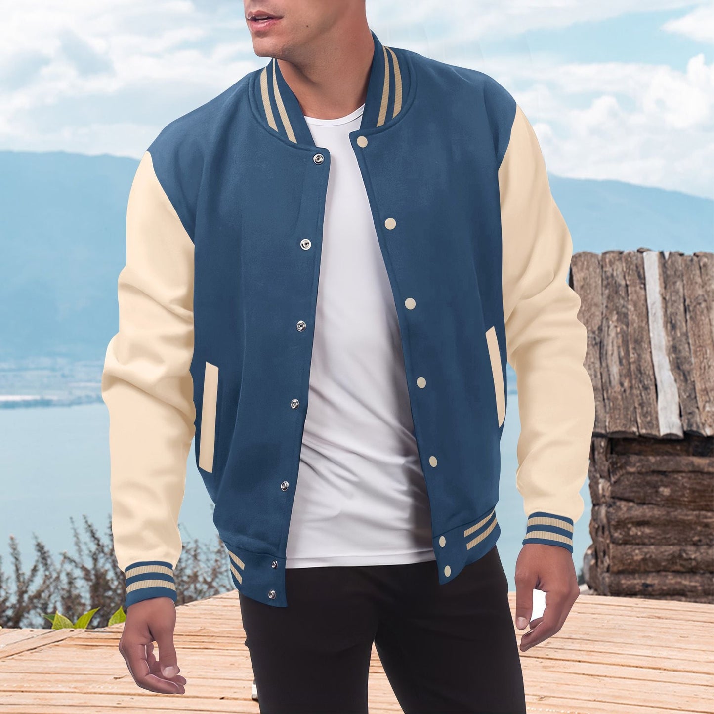Blouson universitaire pour hommes : sportif et élégant