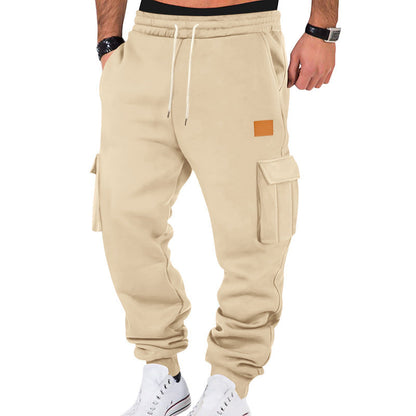 Pantalon cargo homme Confortable Élastique Avec poches latérales