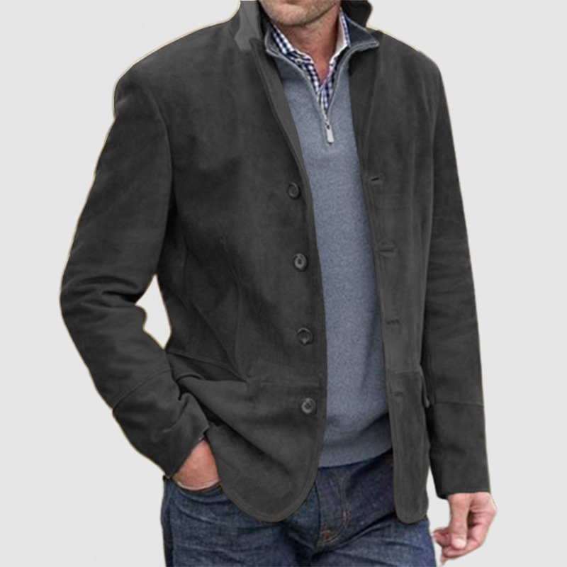 Veste en cuir élégante pour homme