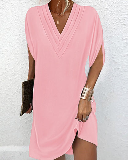 Robe d'été pour femme Col en V Designs élégants