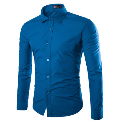 Chemise homme élégante manches longues moderne