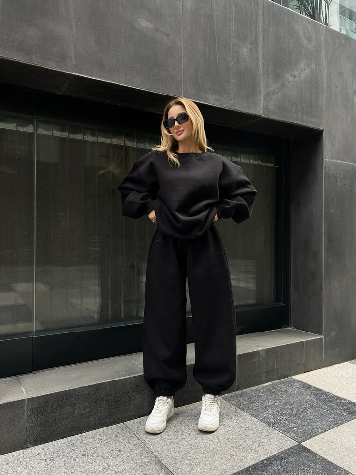 Ensemble Homewear Oversize Femme Confortable Élastique