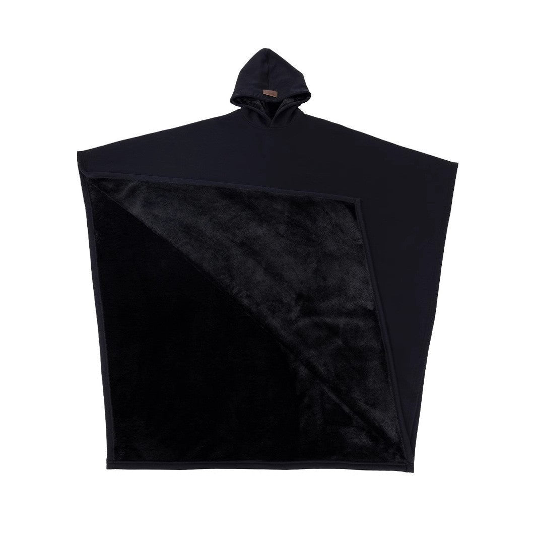 Poncho douillet en polaire douce pour femme