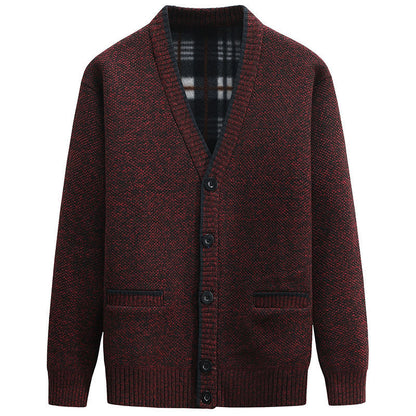 Cardigan Homme Moderne Col V Design Élégant