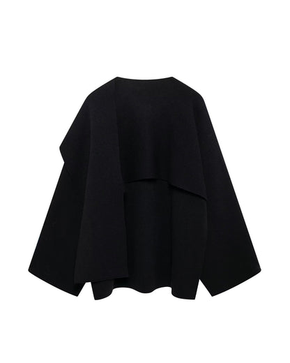 Écharpe classique avec manteau court