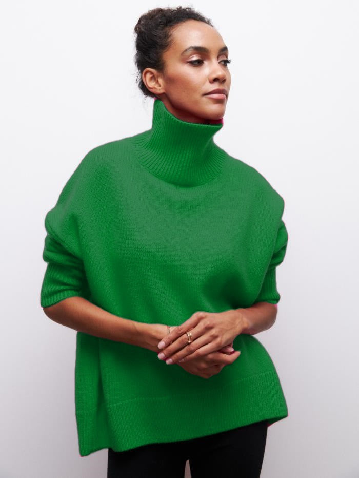 Grande robe en maille grande taille douce