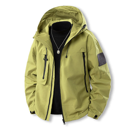 Veste d'extérieur pour homme imperméable fonctionnelle