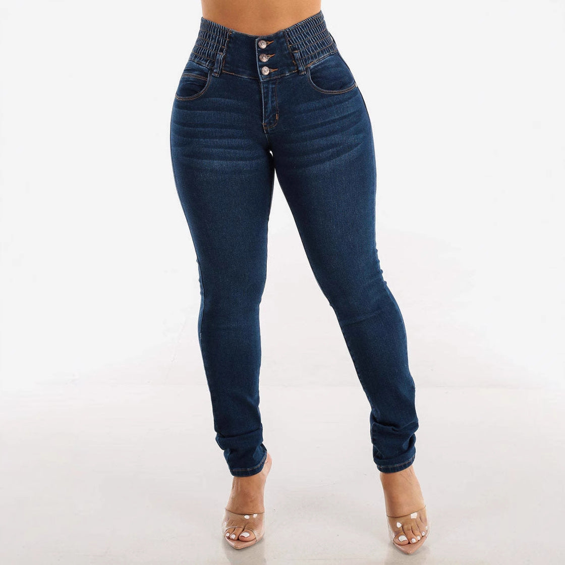 Jean slim femme de qualité confortable