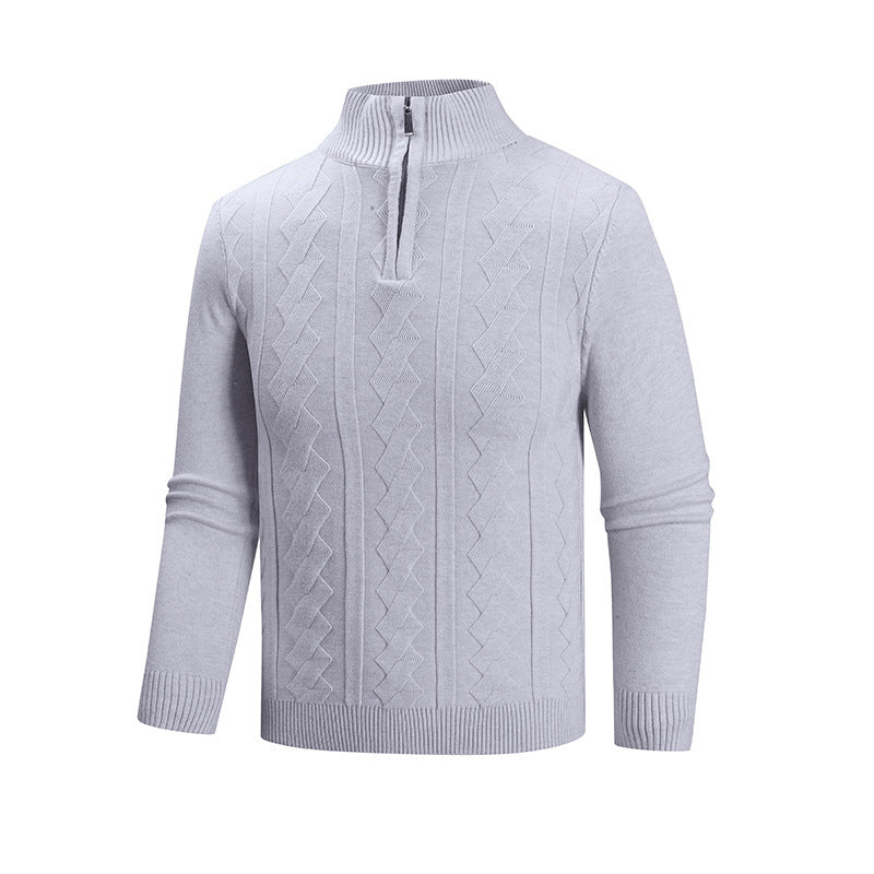 Pull Homme Col Montant Design Élégant