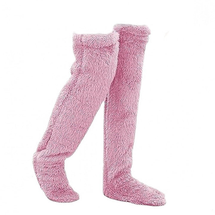Chauffe-pieds doux en peluche pour femmes