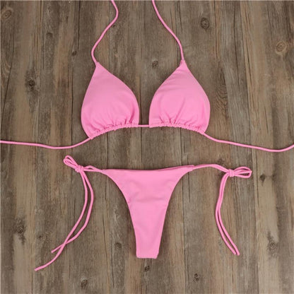 Ensemble Bikini Femme Simple Élégant Ajustable