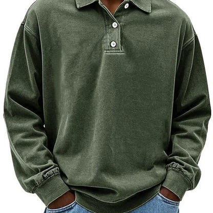 Polo manches longues homme sportif