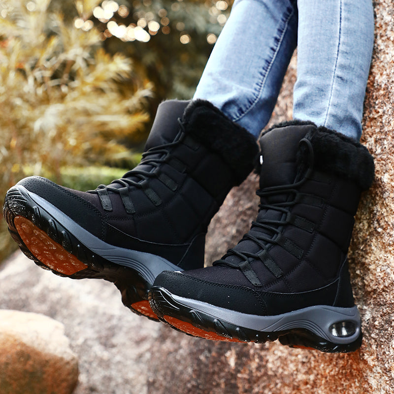 Chaussures femme Bottes Tige mi-haute À lacets