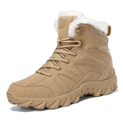 Bottes d'hiver pour hommes chaudes et isolées