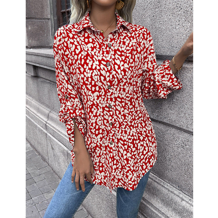 Chemisier femme imprimé animal léger coupe confort
