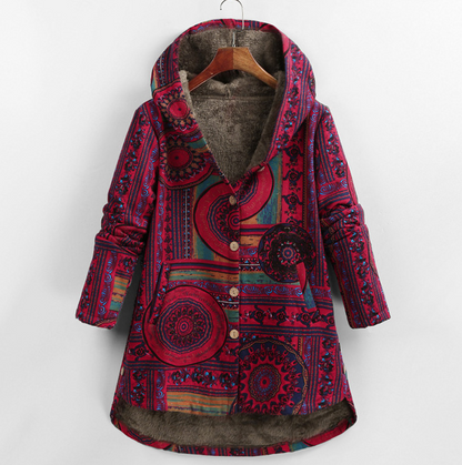 Veste d'hiver élégante - Sweat à capuche chaud pour femmes