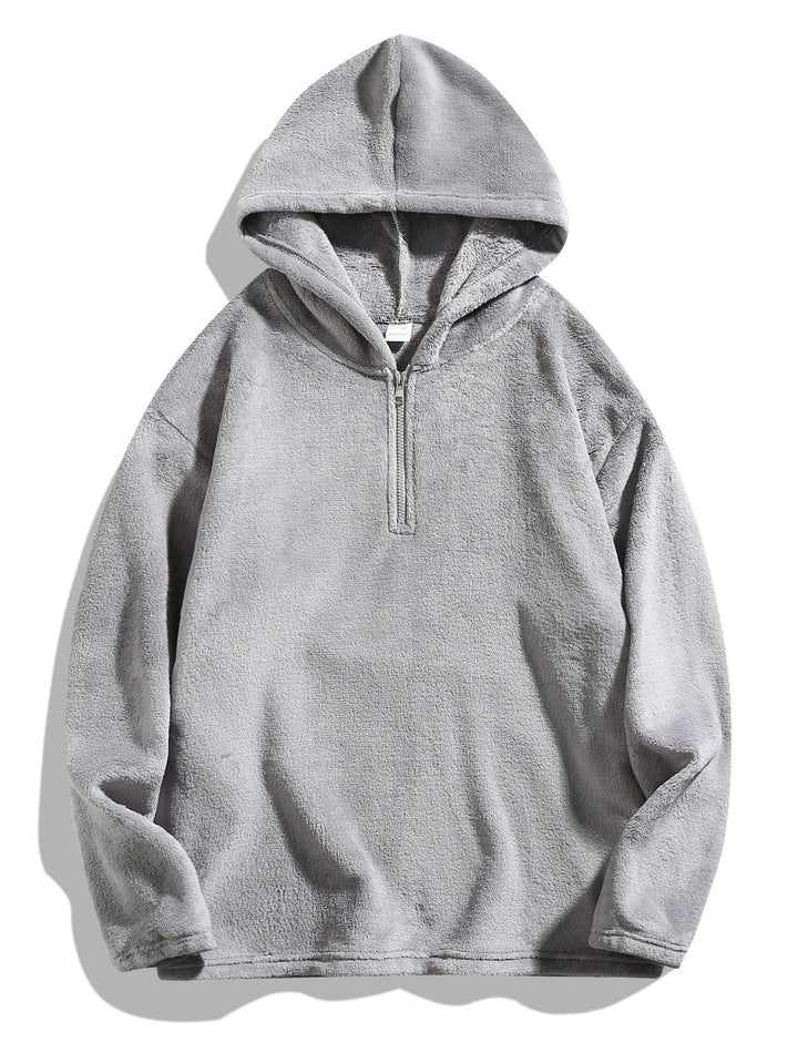 Sweat à capuche en micropolaire douce pour femme