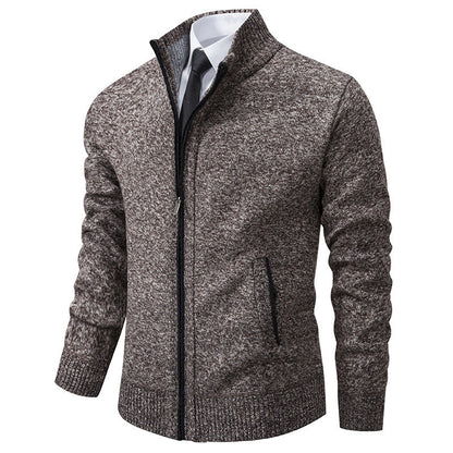 Veste de sport homme Col montant Fermeture éclair Moderne