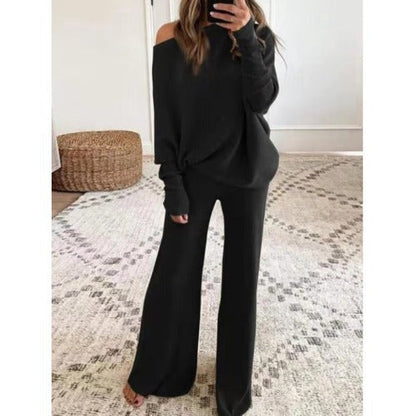 Ensemble de détente femme Doux Épaules dénudées Confort