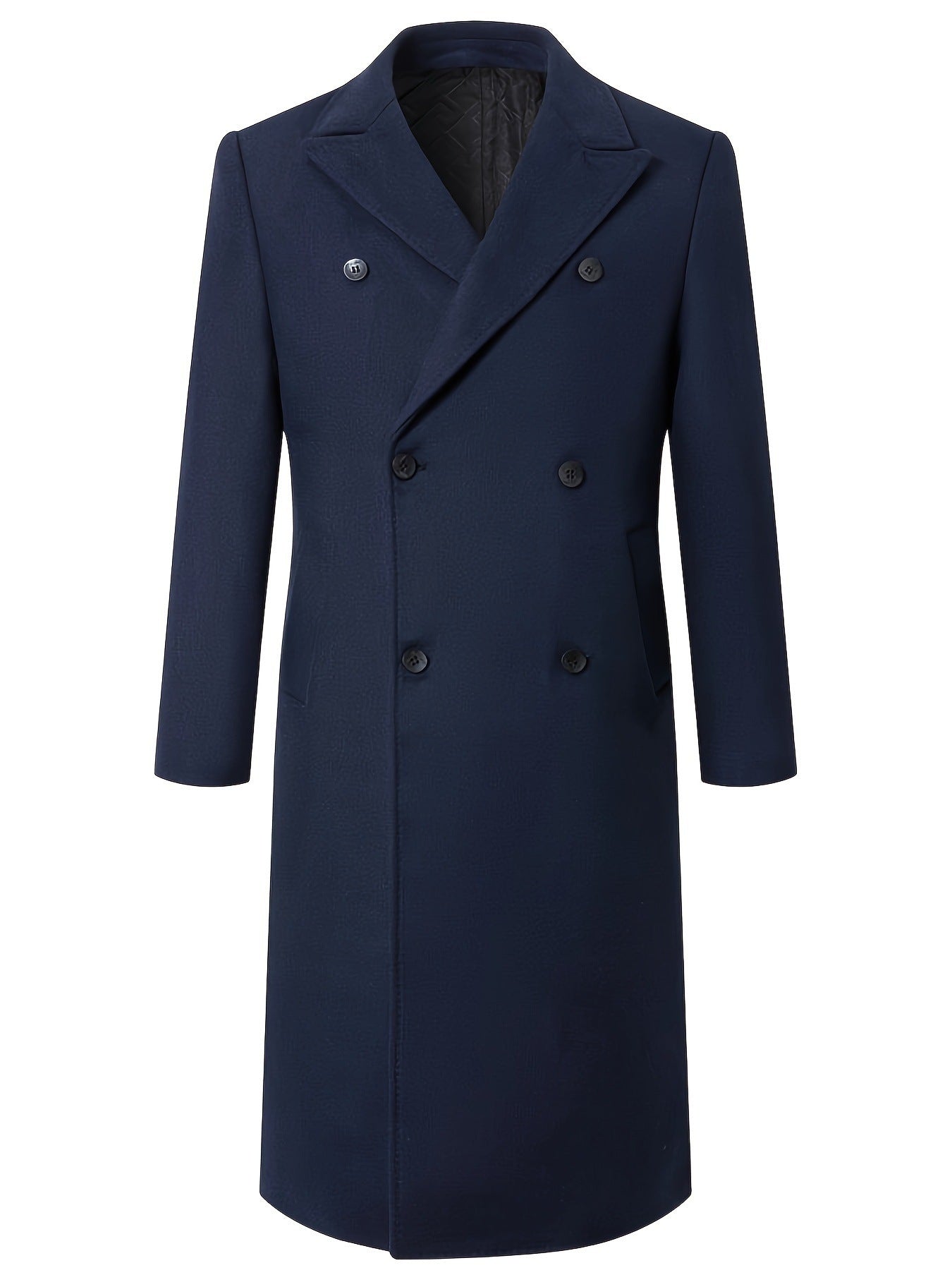 Manteau d'hiver homme double boutonnage élégant et stylé
