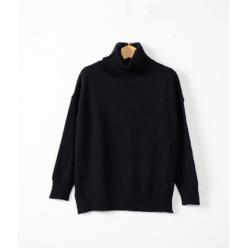 Pull pour femme Col roulé confortable Moderne