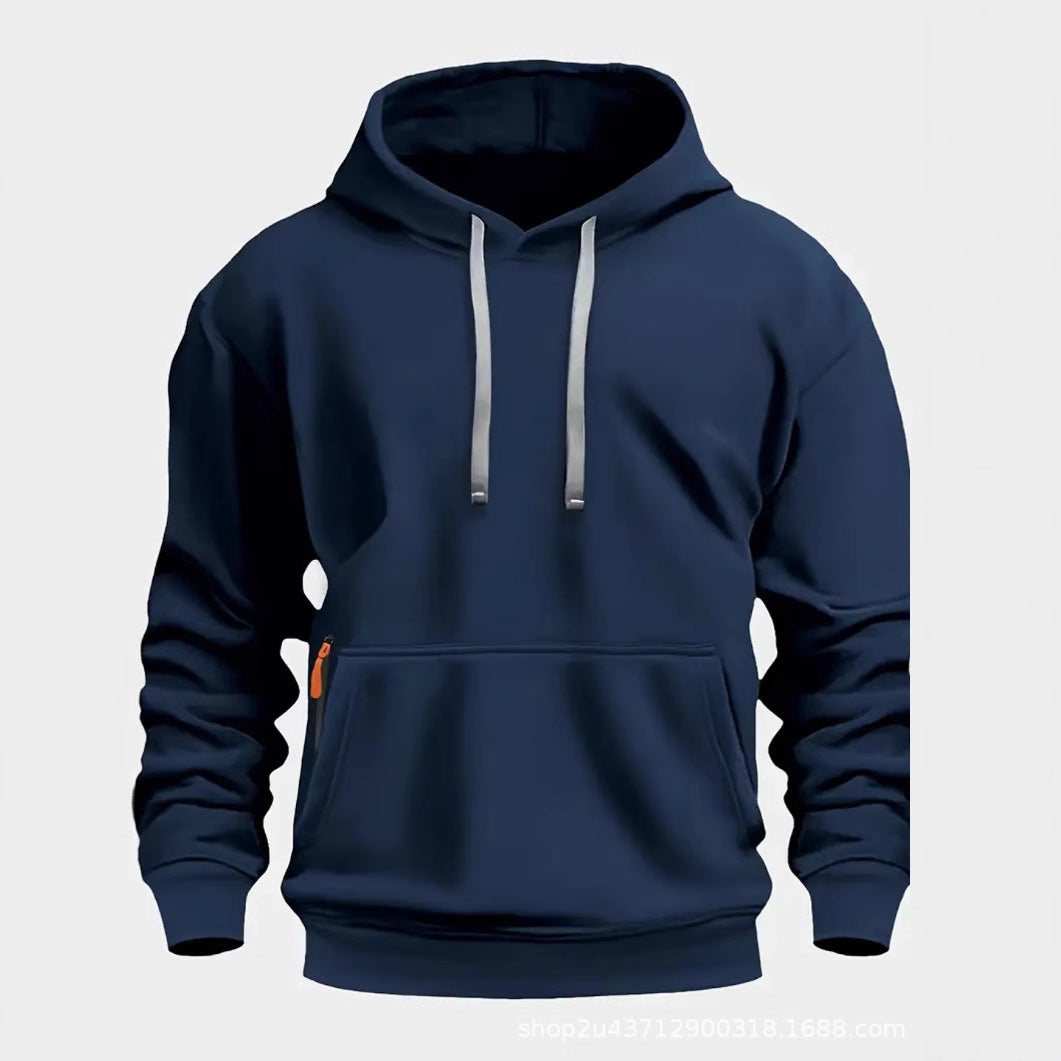 Herren Sportpullover Atmungsaktiv Kapuzenjacke - IdealeKleiden