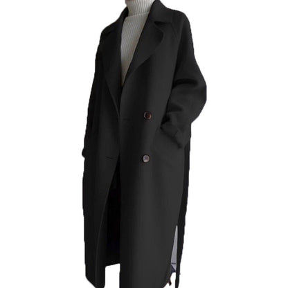 Manteau en laine pour femme surdimensionné élégant et stylé