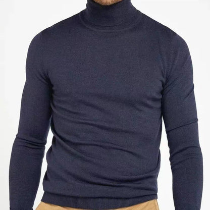 Pull à col roulé coupe ajustée Doux et respirant