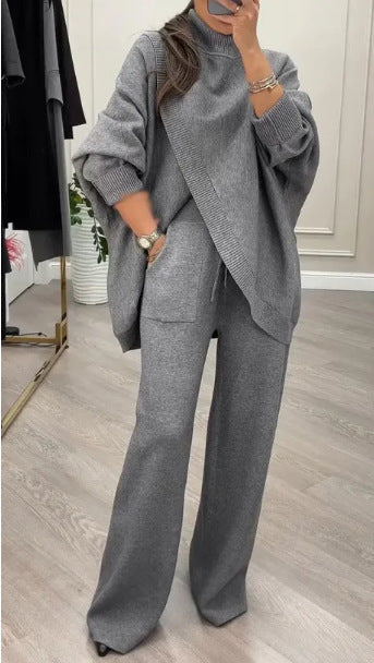 Ensemble tricoté pour femme Coupe ample confortable
