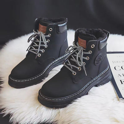 Bottes confortables en coton pour femme