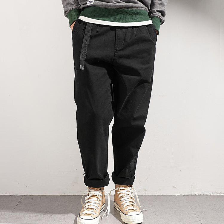 Pantalon cargo homme confortable élégant avec taille ajustable