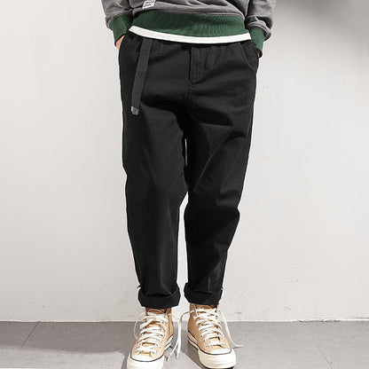 Pantalon cargo homme confortable élégant avec taille ajustable