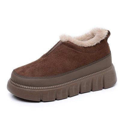 Chaussons d'hiver pour femmes, doux et antidérapants