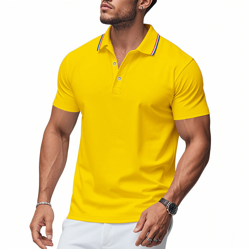 Polo pour homme Col moderne Régulation de l'humidité
