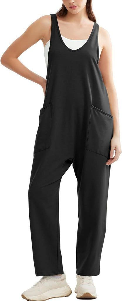 Combinaison femme confort avec grandes poches et tissu stretch