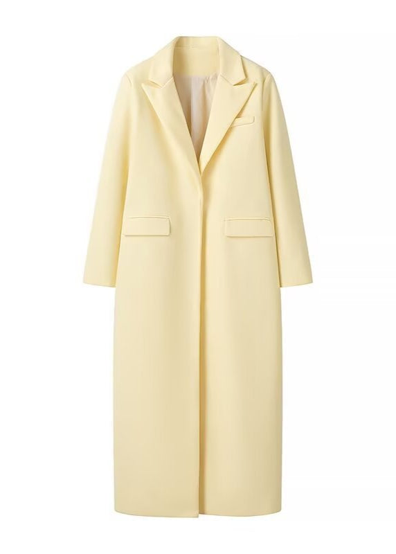 Veste longue cintrée pour femme