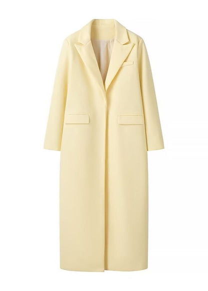 Veste longue cintrée pour femme