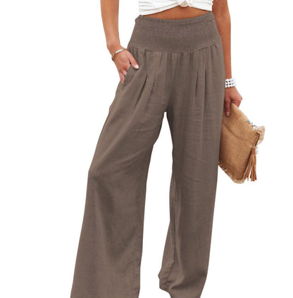 Pantalon palazzo léger pour femmes Mode d'été