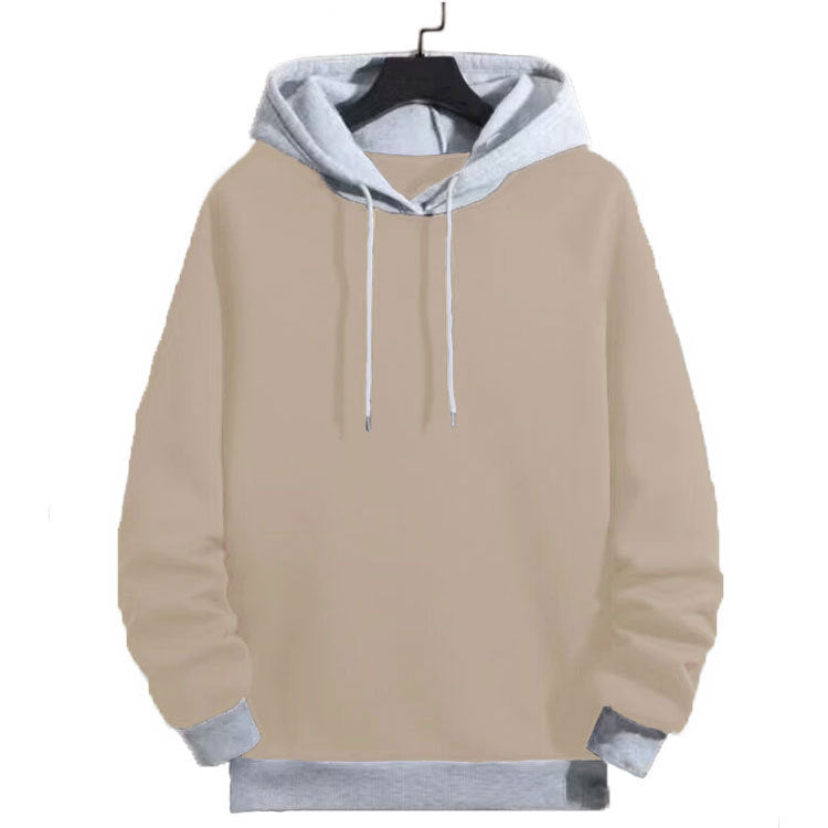 Sweat à capuche pour homme, sportif, manches contrastées