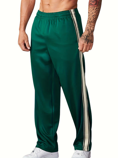 Pantalon de sport homme avec bandes latérales design moderne