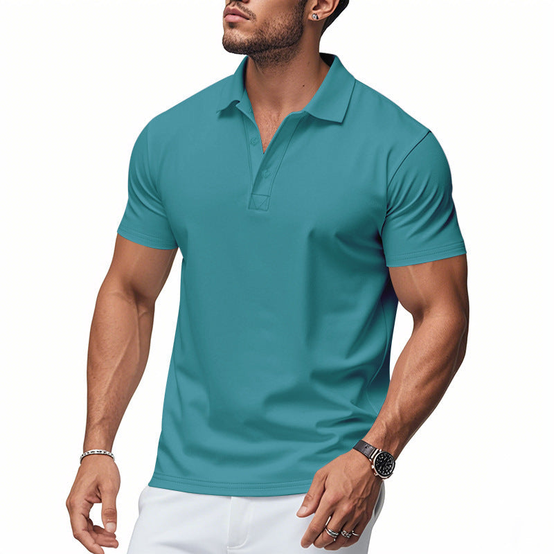 Polo Homme Séchage Rapide Élégant Coupe Slim