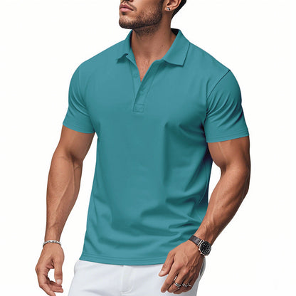 Polo Homme Séchage Rapide Élégant Coupe Slim