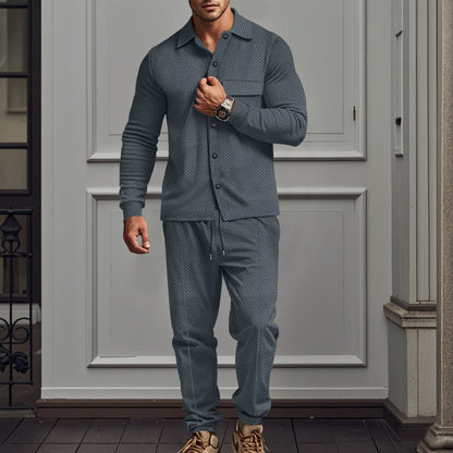 Pyjama Homme Confortable Élégant Boutons