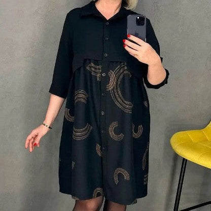 Robe d'été femme moderne superposition