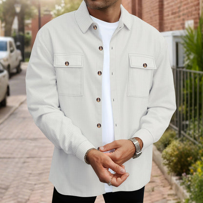Chemise homme, coupe moderne, design avec poches