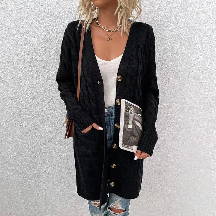Gilet long tendance décontracté pour femme