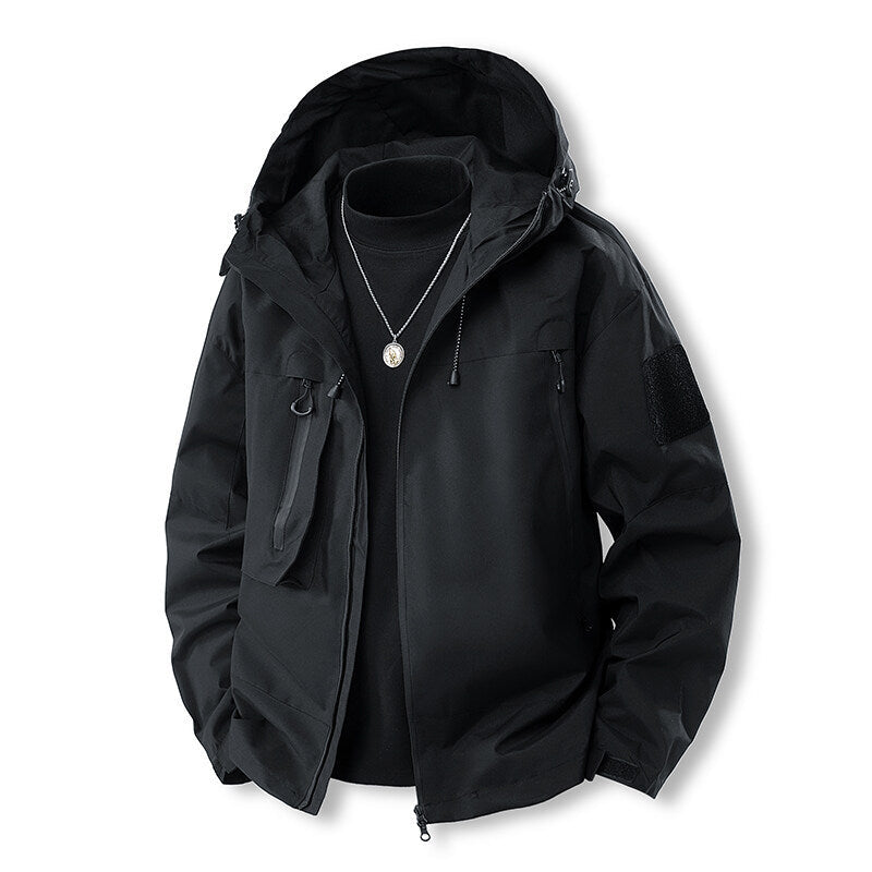 Veste d'extérieur pour homme imperméable fonctionnelle