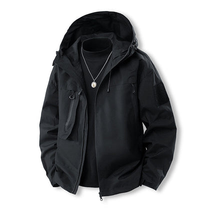 Veste d'extérieur pour homme imperméable fonctionnelle